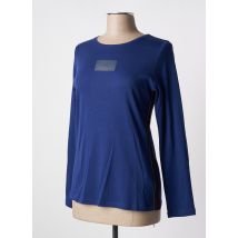 DELAHAYE - T-shirt bleu electrique en coton - Femme - Taille 42 - Modz