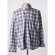 DELAHAYE - Chemise manches longues bleu en coton - Homme - Taille M - Modz