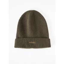 DELAHAYE - Bonnet kaki en laine - Homme - Taille TU - Modz