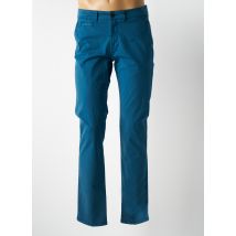 DELAHAYE - Pantalon chino bleu petrole en coton - Homme - Taille 42 - Modz