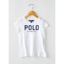 RALPH LAUREN - T-shirt blanc en coton - Fille - Taille TU - Modz