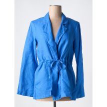 LA FEE MARABOUTEE - Blazer bleu en lin - Femme - Taille 38 - Modz