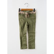 TAPE À L'OEIL - Pantalon slim vert en coton - Fille - Taille TU - Modz