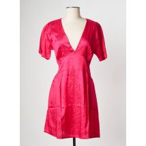 BIZANCE - Robe courte rose en viscose - Femme - Taille 40 - Modz
