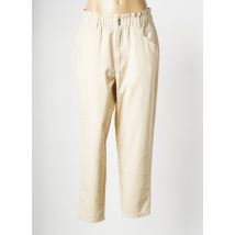 B.YOUNG - Jean coupe Mom beige en coton - Femme - Taille 40 - Modz