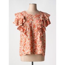 JOLIE JOLIE PAR PETITE MENDIGOTE - Top orange en coton - Femme - Taille 34 - Modz
