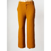I.CODE (By IKKS) - Pantalon large marron en viscose - Femme - Taille 36 - Modz
