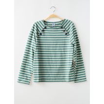 PETIT BATEAU - Pull vert en coton - Femme - Taille 34 - Modz