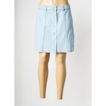 I.CODE (By IKKS) - Mini-jupe bleu en coton - Femme - Taille 36 - Modz