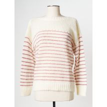 EKYOG - Pull blanc en mohair - Femme - Taille 38 - Modz