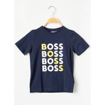 HUGO BOSS - T-shirt bleu en coton - Garçon - Taille TU - Modz