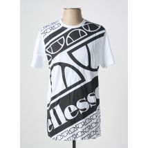 ELLESSE - T-shirt blanc en coton - Homme - Taille M - Modz