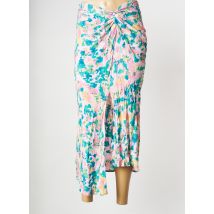 SUNCOO - Jupe mi-longue rose en viscose - Femme - Taille 40 - Modz