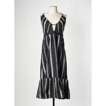 SUNCOO - Robe mi-longue noir en coton - Femme - Taille 36 - Modz