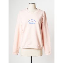 I.CODE (By IKKS) - Sweat-shirt rose en coton - Femme - Taille 44 - Modz