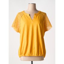 BREAL - T-shirt jaune en coton - Femme - Taille 44 - Modz