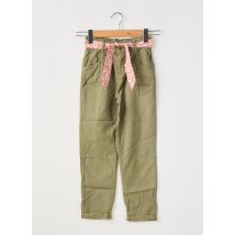 VERTBAUDET - Pantalon chino vert en lyocell - Fille - Taille TU - Modz