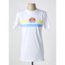 ELLESSE - T-shirt blanc en coton - Homme - Taille S - Modz