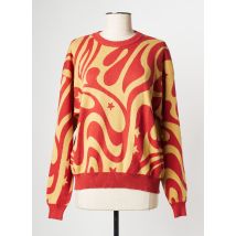 THINKING MU - Pull rouge en coton - Femme - Taille 40 - Modz