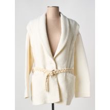 LA PETITE FRANCAISE - Veste casual blanc en acrylique - Femme - Taille 42 - Modz