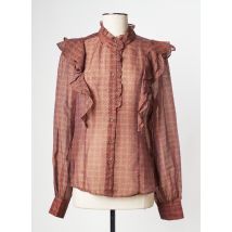 THE KORNER - Chemisier marron en tencel - Femme - Taille 42 - Modz