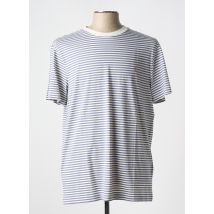 FARAH - T-shirt bleu en coton - Homme - Taille XL - Modz