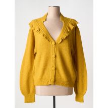 ATELIER REVE - Gilet manches longues jaune en alpaga - Femme - Taille 40 - Modz