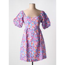 GRACE & MILA - Robe courte bleu en coton - Femme - Taille 40 - Modz