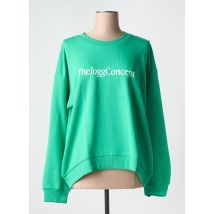 THE JOGG CONCEPT - Sweat-shirt vert en coton - Femme - Taille 36 - Modz