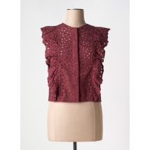 ESSENTIEL ANTWERP - Top rouge en coton - Femme - Taille 44 - Modz