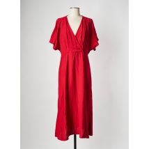 AN' GE - Robe mi-longue rouge en viscose - Femme - Taille 40 - Modz