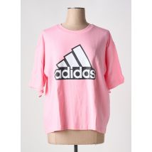 ADIDAS - T-shirt rose en coton - Femme - Taille 42 - Modz
