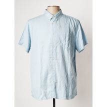 KNOWLEDGE COTTON APPAREL - Chemise manches courtes bleu en lyocell - Homme - Taille L - Modz