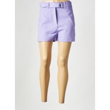 IKKS - Short violet en coton - Femme - Taille 36 - Modz
