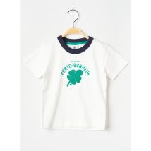PETIT BATEAU - T-shirt blanc en coton - Garçon - Taille TU - Modz