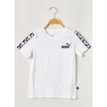 PUMA - T-shirt blanc en coton - Garçon - Taille TU - Modz
