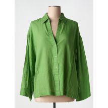 STELLA FOREST - Chemisier marron en coton - Femme - Taille 36 - Modz