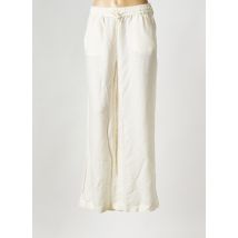 KNOWLEDGE COTTON APPAREL - Pantalon droit blanc en lin - Femme - Taille 34 - Modz