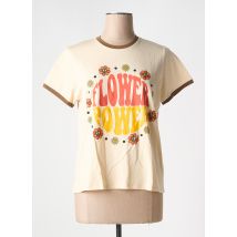 WILD - T-shirt beige en coton - Femme - Taille 38 - Modz