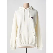 MAISON LABICHE - Sweat-shirt à capuche blanc en coton - Femme - Taille 36 - Modz