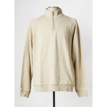 FARAH - Sweat-shirt beige en coton - Homme - Taille XL - Modz