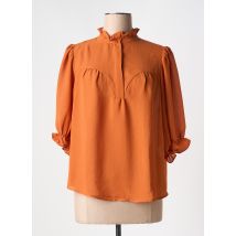 SEE U SOON - Top orange en polyester - Femme - Taille 36 - Modz