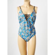 WILD - Maillot de bain 1 pièce bleu en polyamide - Femme - Taille 40 - Modz