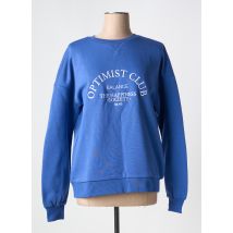 NA-KD - Sweat-shirt bleu en coton - Femme - Taille 38 - Modz