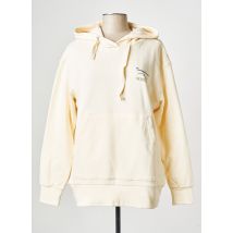 KNOWLEDGE COTTON APPAREL - Sweat-shirt à capuche beige en coton - Femme - Taille 36 - Modz
