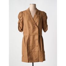 I.CODE (By IKKS) - Robe courte marron en viscose - Femme - Taille 40 - Modz