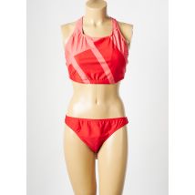 ADIDAS - Maillot de bain 2 pièces orange en polyester - Femme - Taille 42 - Modz