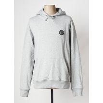 NEW BALANCE - Sweat-shirt à capuche gris en coton - Homme - Taille L - Modz