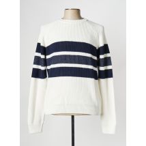 IKKS - Pull blanc en coton - Homme - Taille M - Modz