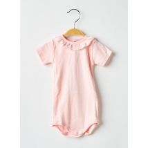 PETIT BATEAU - Body rose en coton - Fille - Taille TU - Modz